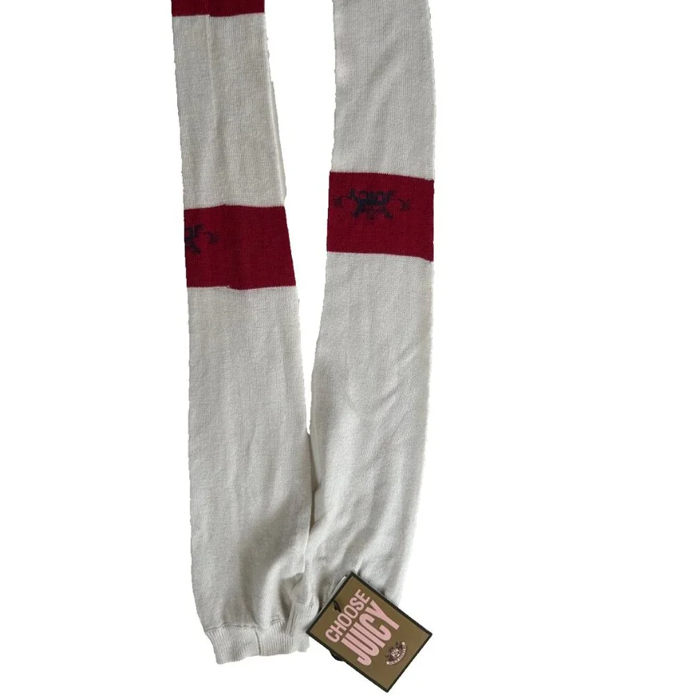Juicy Couture Y2K Women's Long Fingerless Arm Warmer Gloves VINATGE NWT